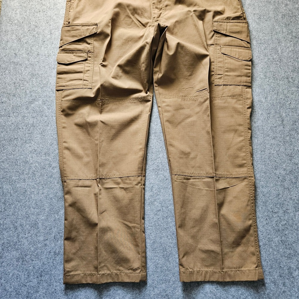 Tru-Spec 24-7 Series Mens Coyote Brown Ripstop Tactical Cargo Pants 42x32 - Picture 4 of 9